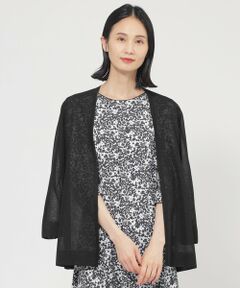 TRANS WORK / トランスワーク ニット・セーター | 【ウォッシャブル】ルレックスシアーVネックカーディガン