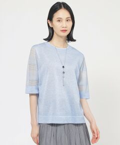 TRANS WORK / トランスワーク ニット・セーター | 【ウォッシャブル】ルレックスシアークルーネックニット