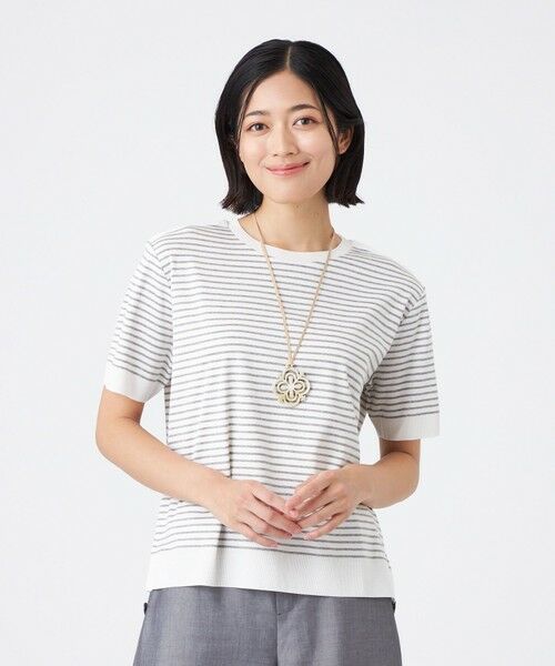 TRANS WORK/トランスワーク 【ウォッシャブル】セーターマシン グレー2 40 TRANS WORK/トランスワーク 【ウォッシャブル】セーターマシン グレー2 40