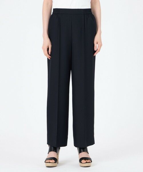 TRANS WORK / トランスワーク その他パンツ | 【ウォッシャブル】【接触冷感】【UV】バックサテンジョーゼットワイドパンツ | 詳細8