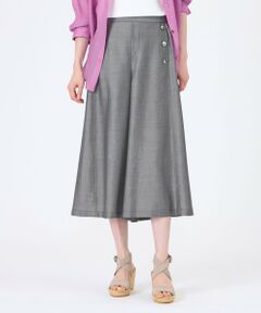 TRANS WORK / トランスワーク その他パンツ | 【ウォッシャブル】シャルマンダンガリーガウチョパンツ