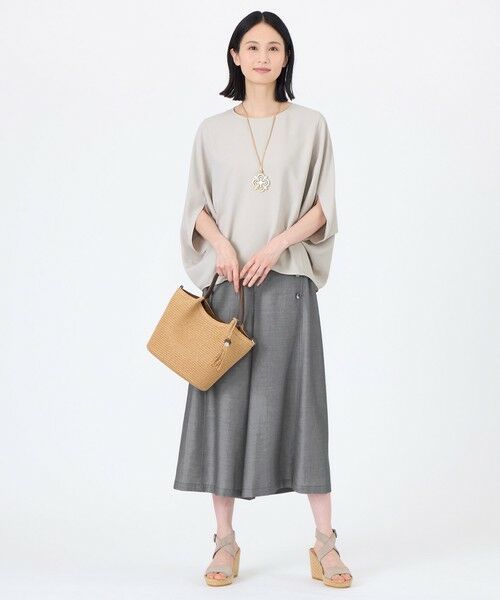 TRANS WORK / トランスワーク その他パンツ | 【ウォッシャブル】シャルマンダンガリーガウチョパンツ | 詳細3