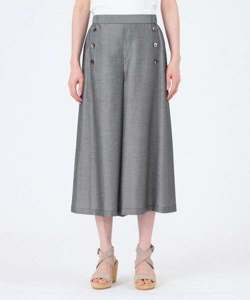 TRANS WORK / トランスワーク その他パンツ | 【ウォッシャブル】シャルマンダンガリーガウチョパンツ | 詳細4