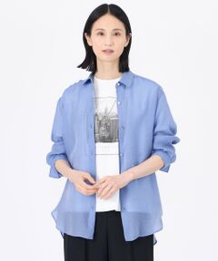 TRANS WORK / トランスワーク シャツ・ブラウス | 【ウォッシャブル】グレーンシアーサテン