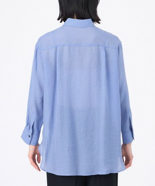 TRANS WORK / トランスワーク シャツ・ブラウス | 【ウォッシャブル】グレーンシアーサテン | 詳細7