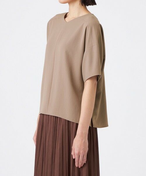 TRANS WORK / トランスワーク シャツ・ブラウス | 【吸水速乾・接触冷感・UV・ウォッシャブル】ファンクションデシンブラウス | 詳細6