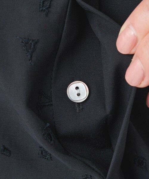 TRANS WORK / トランスワーク シャツ・ブラウス | 【ウォッシャブル】カットワークレースコンビ | 詳細9