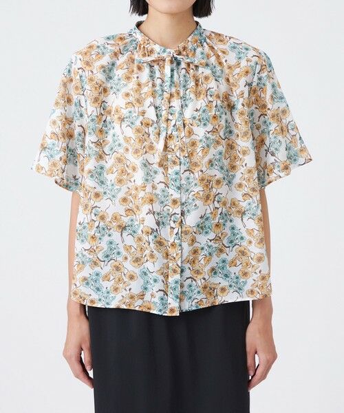 TRANS WORK / トランスワーク シャツ・ブラウス | 【ウォッシャブル】フラワープリントブラウス | 詳細6