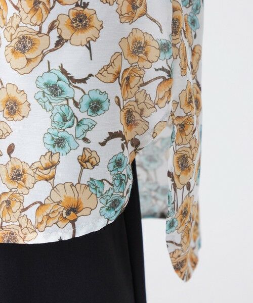 TRANS WORK / トランスワーク シャツ・ブラウス | 【ウォッシャブル】フラワープリントブラウス | 詳細10