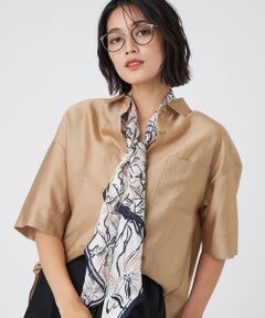 TRANS WORK / トランスワーク シャツ・ブラウス | 【接触冷感・ウォッシャブル】ブライトシアーブラウス