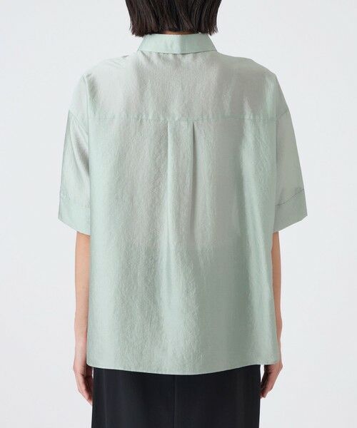 TRANS WORK / トランスワーク シャツ・ブラウス | 【接触冷感・ウォッシャブル】ブライトシアーブラウス | 詳細8