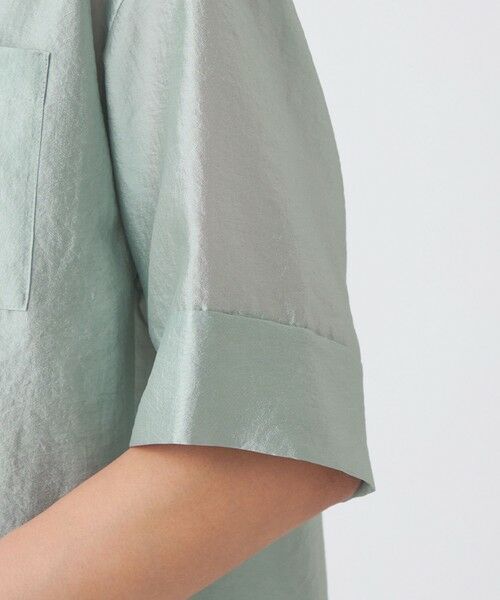 TRANS WORK / トランスワーク シャツ・ブラウス | 【接触冷感・ウォッシャブル】ブライトシアーブラウス | 詳細9