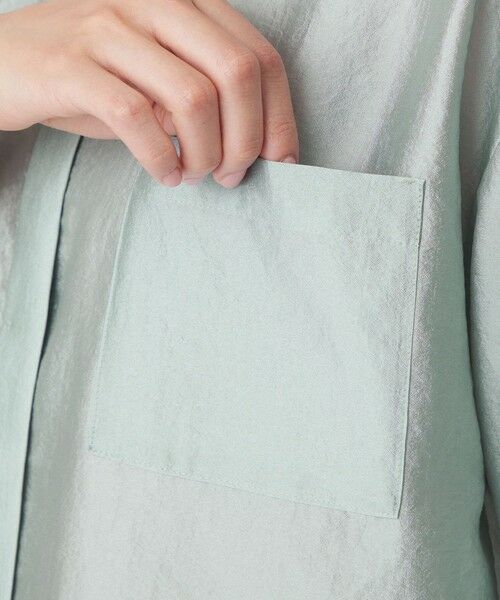 TRANS WORK / トランスワーク シャツ・ブラウス | 【接触冷感・ウォッシャブル】ブライトシアーブラウス | 詳細10