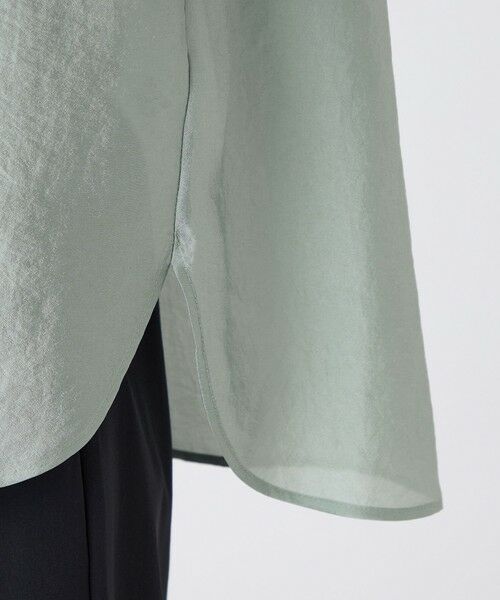 TRANS WORK / トランスワーク シャツ・ブラウス | 【接触冷感・ウォッシャブル】ブライトシアーブラウス | 詳細11
