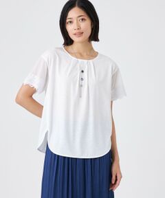 TRANS WORK / トランスワーク カットソー | 【接触冷感・ウォッシャブル】クリスタルソルト36G天竺