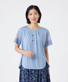 TRANS WORK / トランスワーク カットソー | 【接触冷感・ウォッシャブル】クリスタルソルト36G天竺