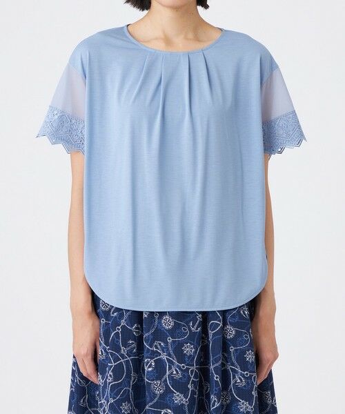 TRANS WORK / トランスワーク カットソー | 【接触冷感・ウォッシャブル】クリスタルソルト36G天竺 | 詳細3