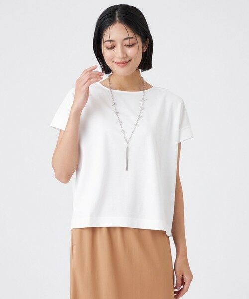 TRANS WORK/トランスワーク 【接触冷感・吸水速乾・抗菌防臭・UV・ウォッシャブル】コンパクト40Gポンチ オフホワイト1 38