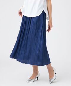 新品　トランスワーク　ネイビー プリーツスカート 44 ブルー系｜プリーツスカート｜TRANS WORK(トランスワーク)｜阪急