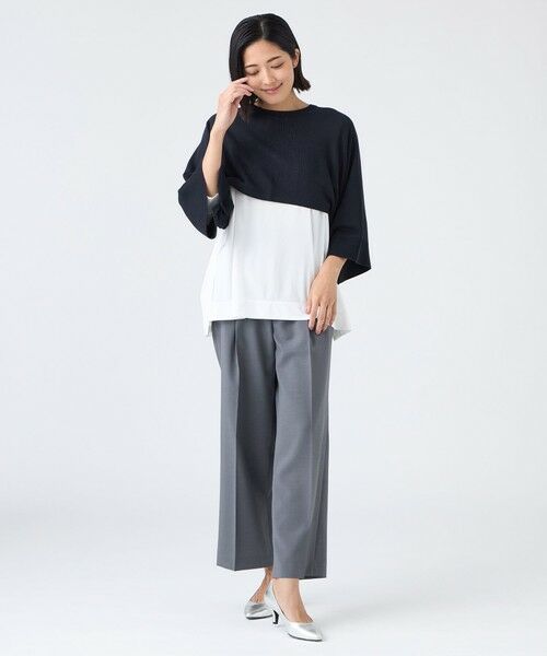 TRANS WORK / トランスワーク マフラー・ショール・スヌード・ストール | 【ウォッシャブル】マルチウェイニットジレ | 詳細8