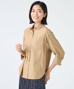 TRANS WORK / トランスワーク シャツ・ブラウス | 【ウォッシャブル】割繊シャンブレーブラウス