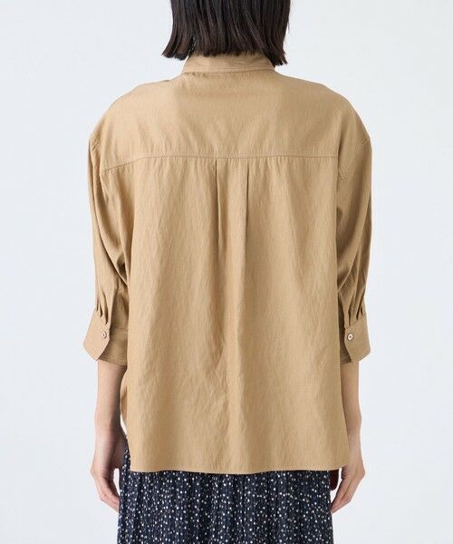 TRANS WORK / トランスワーク シャツ・ブラウス | 【ウォッシャブル】割繊シャンブレーブラウス | 詳細5
