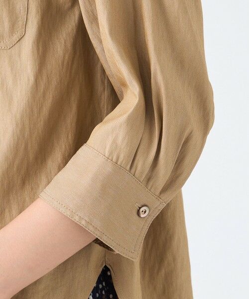 TRANS WORK / トランスワーク シャツ・ブラウス | 【ウォッシャブル】割繊シャンブレーブラウス | 詳細7