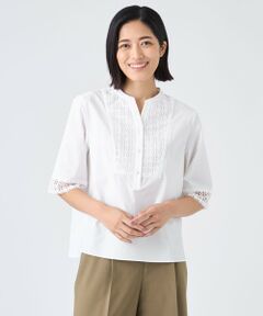 TRANS WORK / トランスワーク シャツ・ブラウス | 【ウォッシャブル・接触冷感・UV・防シワ】ファンクションタイプライターブラウス