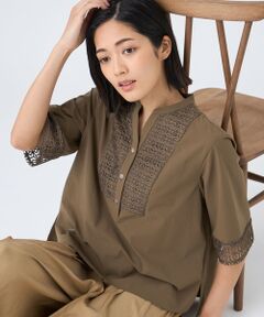 TRANS WORK / トランスワーク シャツ・ブラウス | 【ウォッシャブル・接触冷感・UV・防シワ】ファンクションタイプライターブラウス