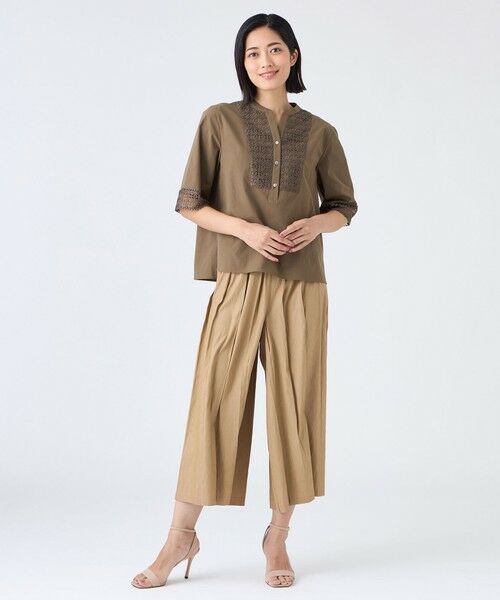 TRANS WORK / トランスワーク シャツ・ブラウス | 【ウォッシャブル・接触冷感・UV・防シワ】ファンクションタイプライターブラウス | 詳細2