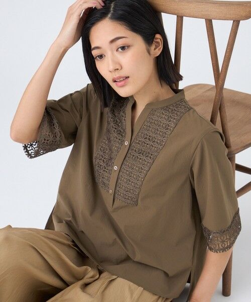 TRANS WORK/トランスワーク 【ウォッシャブル・接触冷感・UV・防シワ】ファンクションタイプライターブラウス ブラウン3 38 TRANS WORK/トランスワーク 【ウォッシャブル・接触冷感・UV・防シワ】ファンクションタイプライターブラウス ブラウン3 38