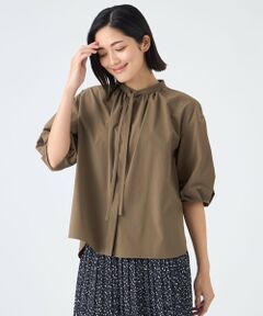 TRANS WORK / トランスワーク シャツ・ブラウス | 【ウォッシャブル・接触冷感・UV・防シワ】ファンクションタイプライターブラウス