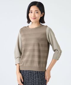セール】 【ウォッシャブル】カラフルプルオーバーニット