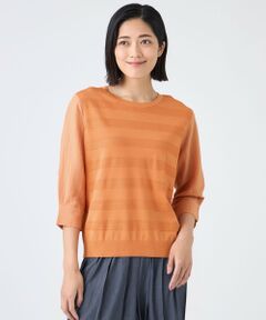 TRANS WORK / トランスワーク ニット・セーター | 【ウォッシャブル】ビスコースナイロンニット