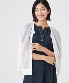 TRANS WORK / トランスワーク ニット・セーター | 【ウォッシャブル】2WAYメッシュカーデ