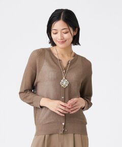 TRANS WORK / トランスワーク ニット・セーター | 【ウォッシャブル】2WAYメッシュカーデ