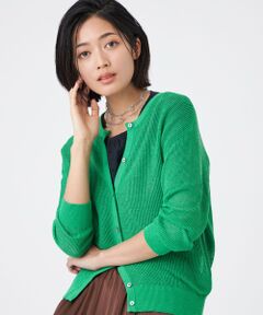 TRANS WORK / トランスワーク ニット・セーター | 【ウォッシャブル】2WAYメッシュカーデ