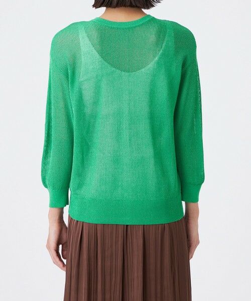 TRANS WORK / トランスワーク ニット・セーター | 【ウォッシャブル】2WAYメッシュカーデ | 詳細12