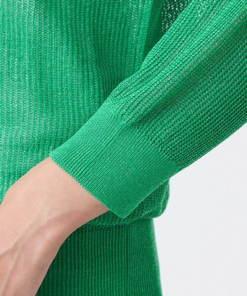 TRANS WORK / トランスワーク ニット・セーター | 【ウォッシャブル】2WAYメッシュカーデ | 詳細13