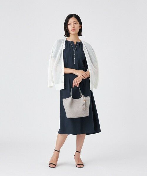 TRANS WORK / トランスワーク ニット・セーター | 【ウォッシャブル】2WAYメッシュカーデ | 詳細1