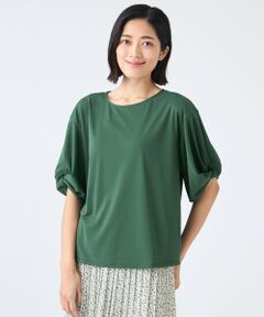 TRANS WORK / トランスワーク カットソー | 【ウォッシャブル・接触冷感・UV・防シワ】強撚スムースカットソー