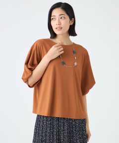 TRANS WORK / トランスワーク カットソー | 【ウォッシャブル・接触冷感・UV・防シワ】強撚スムースカットソー