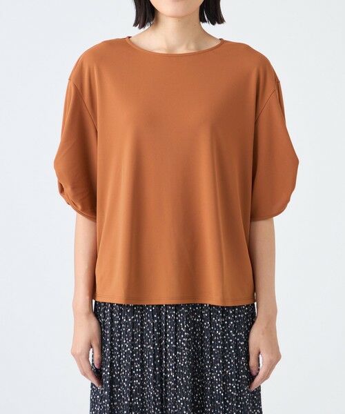 TRANS WORK / トランスワーク カットソー | 【ウォッシャブル・接触冷感・UV・防シワ】強撚スムースカットソー | 詳細4