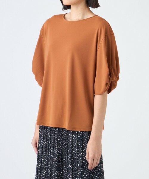 TRANS WORK / トランスワーク カットソー | 【ウォッシャブル・接触冷感・UV・防シワ】強撚スムースカットソー | 詳細5