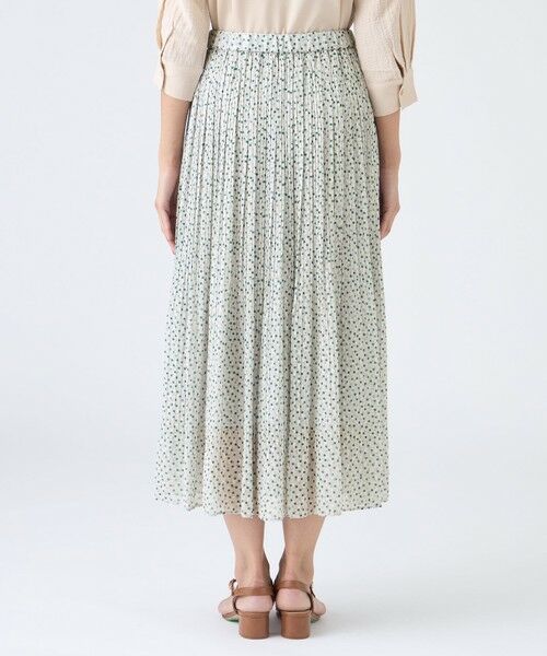 TRANS WORK / トランスワーク ロング・マキシ丈スカート | 【ウォッシャブル】ドットクレープスカート | 詳細5