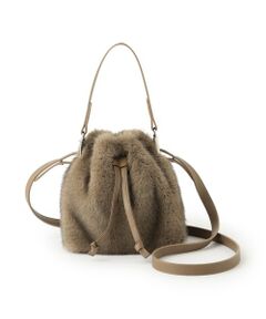 TRANS WORK / トランスワーク メッセンジャーバッグ・ウエストポーチ | 2WAYフェイクファー巾着バッグ