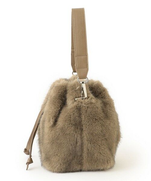 TRANS WORK / トランスワーク メッセンジャーバッグ・ウエストポーチ | 2WAYフェイクファー巾着バッグ | 詳細5