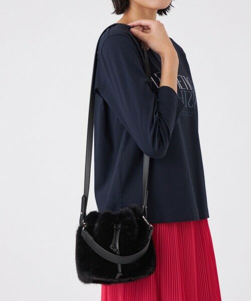 TRANS WORK / トランスワーク メッセンジャーバッグ・ウエストポーチ | 2WAYフェイクファー巾着バッグ | 詳細1