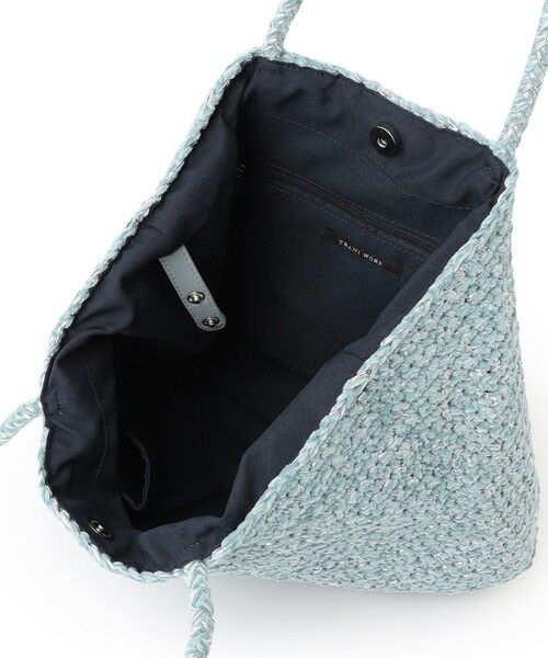 TRANS WORK / トランスワーク メッセンジャーバッグ・ウエストポーチ | モール糸編みバッグ | 詳細8