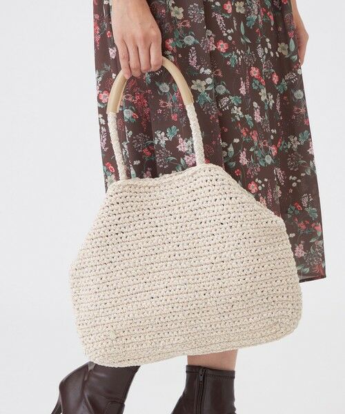 TRANS WORK / トランスワーク メッセンジャーバッグ・ウエストポーチ | モール糸編みバッグ | 詳細1